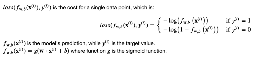 logistic loss function